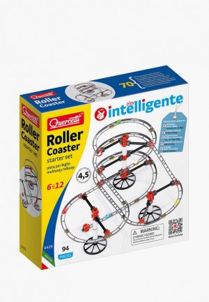 Набор игровой Quercetti Roller Coaster, 94 элемента. Цвет: разноцветный