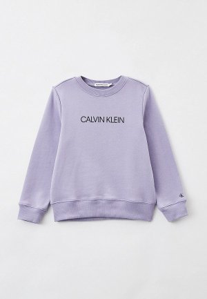 Свитшот Calvin Klein Jeans. Цвет: фиолетовый