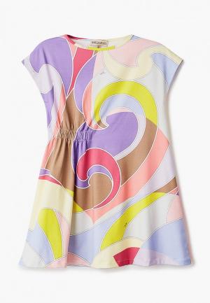 Платье Emilio Pucci. Цвет: разноцветный