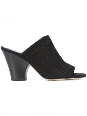 Low heel mules Zero + Maria Cornejo. Цвет: чёрный