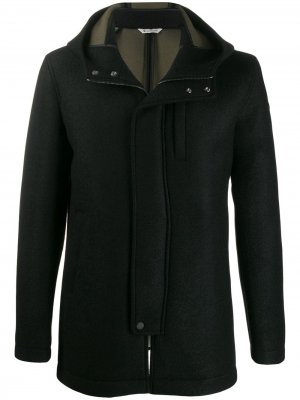 Пальто с капюшоном Manuel Ritz. Цвет: черный