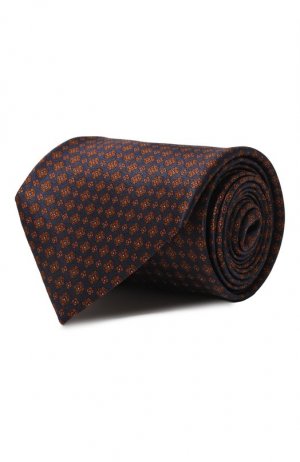Шелковый галстук Stefano Ricci. Цвет: коричневый