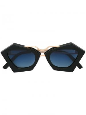 Солнцезащитные очки Frida Kyme. Цвет: чёрный