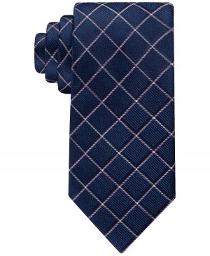 Мужской классический галстук с теневой сеткой Tommy Hilfiger