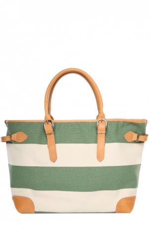 Пляжная сумка Bonfanti. Цвет: зеленый