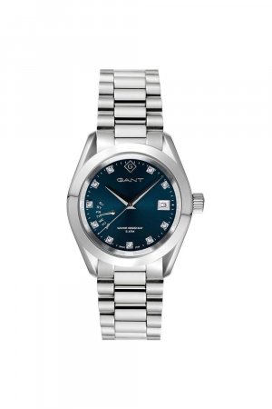 Castine Джинсово-металлические часы Кварцевые из нержавеющей стали - G176002, синий Gant