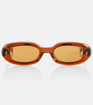 Солнцезащитные очки Besset в круглой оправе , коричневый Jacques Marie Mage