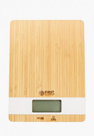 Весы кухонные First FA-6410 White. Цвет: коричневый