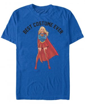 Мужская футболка с коротким рукавом DC Supergirl Best Костюм всех времен , синий Fifth Sun