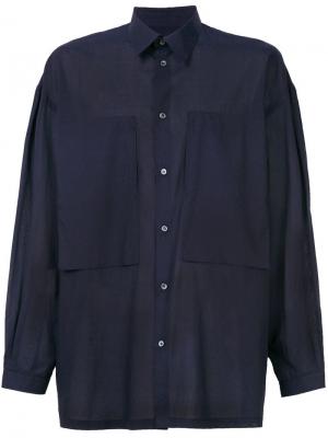 Рубашка Lineman E. Tautz. Цвет: синий