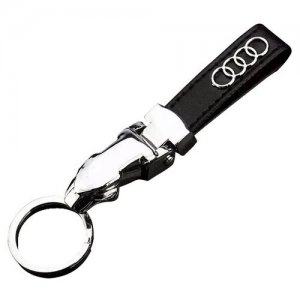 Брелок для ключей Ауди/Брелок на ключи /Брелок кожаный автомобильный/Брелок из кожи Audi