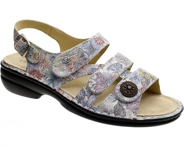 Туфли на каблуках Wrap , цветочный металлик David Tate