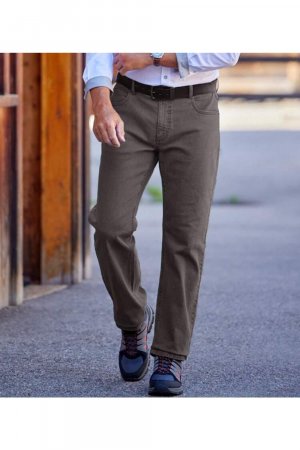 Обычные джинсы с эластичной талией , серый Atlas for Men