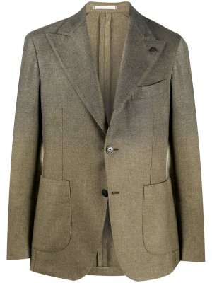 Пиджак с принтом Gabriele Pasini. Цвет: зеленый