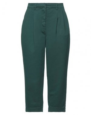 Повседневные брюки KATE BY LALTRAMODA. Цвет: темно-зеленый