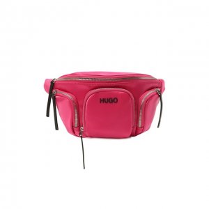Поясная сумка HUGO. Цвет: розовый