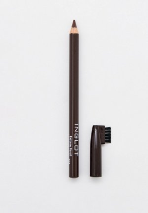 Карандаш для бровей Inglot с расческой Eyebrow pencil 503, 0,20 г. Цвет: коричневый