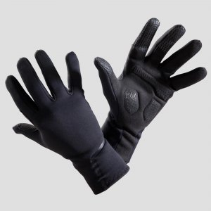 Велосипедные перчатки Decathlon 500 весна-осень , черный Triban