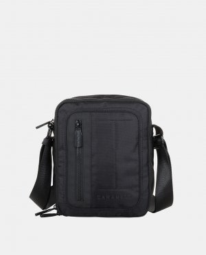 Двойная сумка через плечо среднего размера черного цвета , черный Caramelo