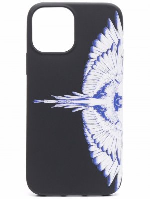 Чехол Icon Wings для iPhone 12/12 Pro Marcelo Burlon County of Milan. Цвет: черный