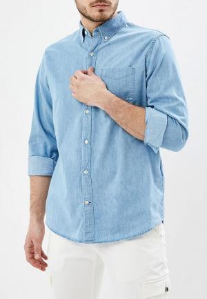 Рубашка джинсовая Gap. Цвет: голубой