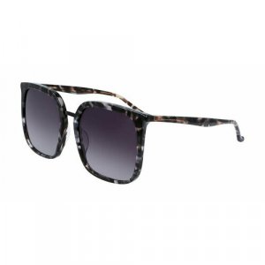 Солнцезащитные очки DO505S 017, черный Donna Karan. Цвет: черный