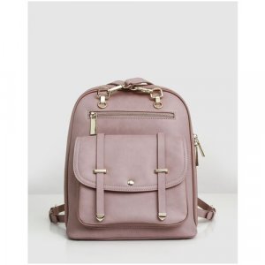 Рюкзак шоппер , фактура гладкая, розовый SILVER FINCH. Цвет: розовый