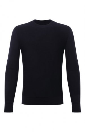 Шерстяной свитер Zegna. Цвет: синий
