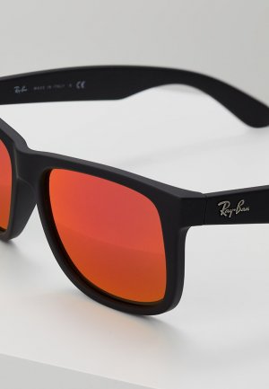 Солнцезащитные очки JUSTIN , цвет black brown mirror orange Ray-Ban