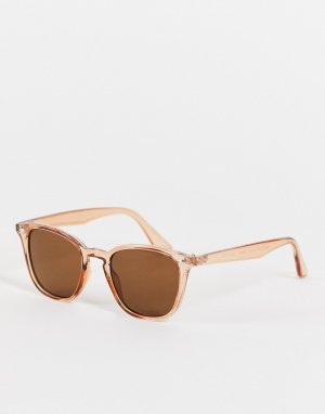Квадратные солнцезащитные очки P.Edwards-Светло-бежевый цвет AJ Morgan
