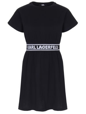 Платье-футболка хлопковое KARL LAGERFELD
