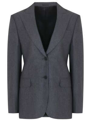 Пиджак шерстяной MAISON BOHEMIQUE. Цвет: серый