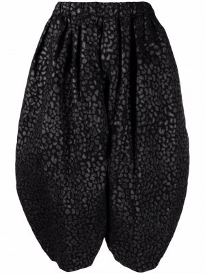Укороченные брюки свободного кроя Black Comme Des Garçons. Цвет: черный
