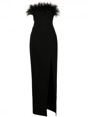 Платье Desi с перьями Likely. Цвет: черный
