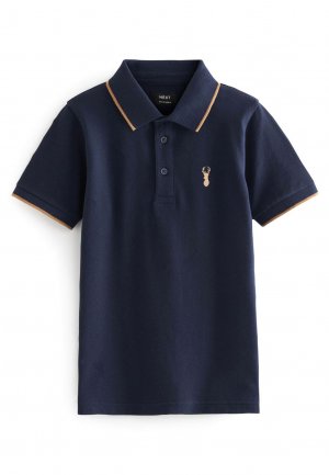 Рубашка-поло SHORT SLEEVE POLO SHIRT , цвет navy blue tipped Next