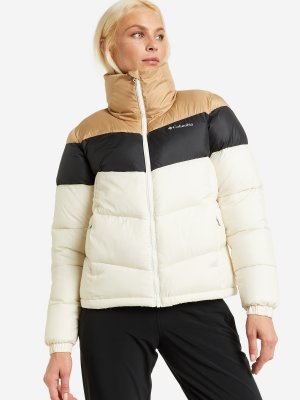 Куртка утепленная женская Puffect Color Blocked Jacket, Бежевый Columbia. Цвет: бежевый