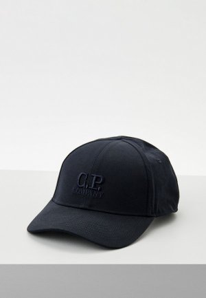 Бейсболка C.P. Company Gabardine Logo. Цвет: синий