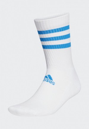 Носки adidas 3-Stripes Cushioned. Цвет: белый