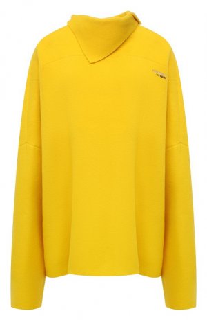 Шерстяной свитер Raf Simons. Цвет: жёлтый