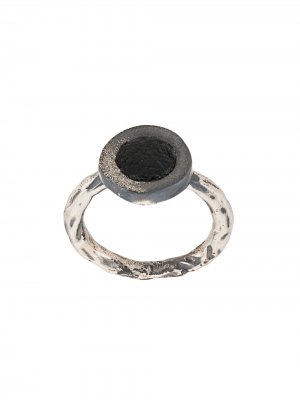 Серебряное кольцо Guidi. Цвет: серебристый