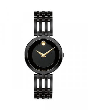 Часы Esperanza из нержавеющей стали с черным PVD-покрытием, 28 мм , цвет Black Movado
