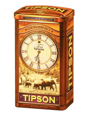 Чай Tipson Ceylon №1 150 г  ж/б. Цвет: черный