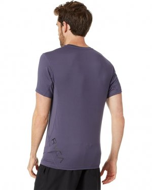 Топ VA Sport Vent Short Sleeve Top, цвет Gray Purple RVCA
