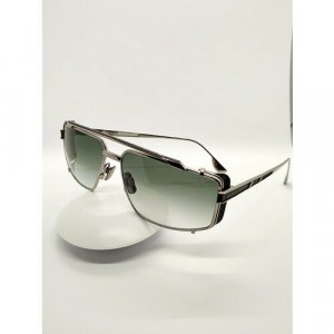 Солнцезащитные очки 75830026315, прямоугольные, оправа: металл, с защитой от УФ, градиентные, для мужчин, серебряный Cazal. Цвет: серый/серебристый