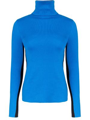 Хлопковый свитер DIMANEU. Цвет: синий