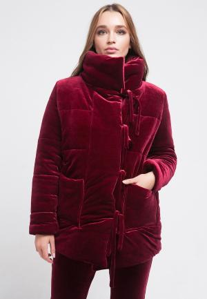 Куртка утепленная Malaeva. Цвет: бордовый
