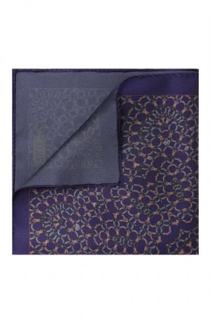 Шелковый платок Zilli. Цвет: фиолетовый