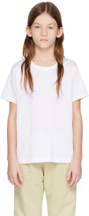 Детская футболка с нашивкой , цвет White Acne Studios