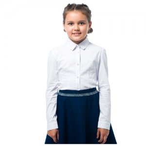 Блузка Tforma для девочек, размер 122, цвет белый, модель MD8181122 TForma/ReForma. Цвет: белый
