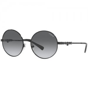 Солнцезащитные очки, черный, бесцветный Vogue eyewear. Цвет: черный